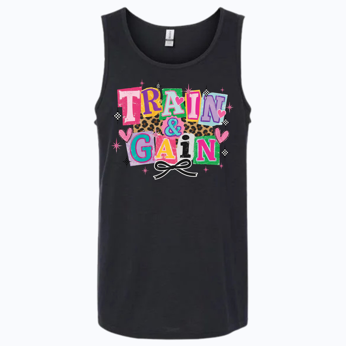 TGA Preppy Black Tank