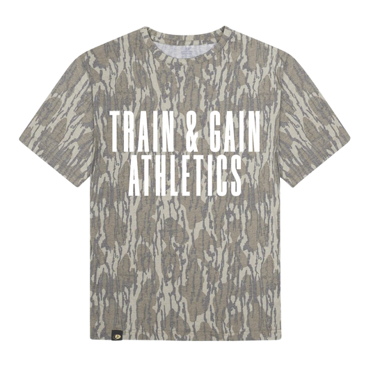 TGA Mossy Oak Washed Bottomland Thin Double Stack Tee