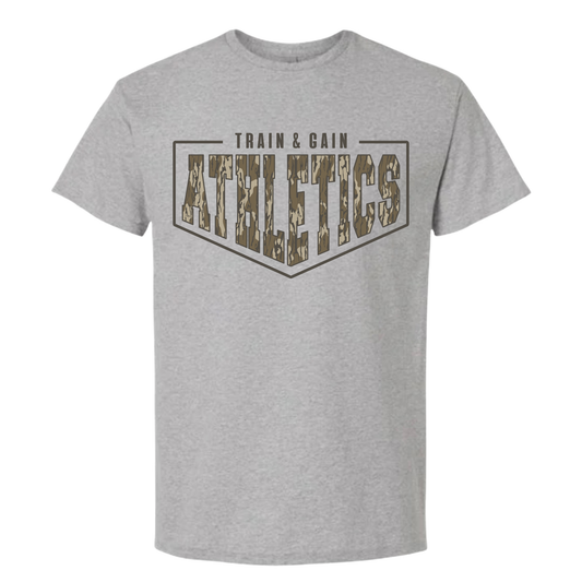 TGA Camo Athletics Tee - Gray