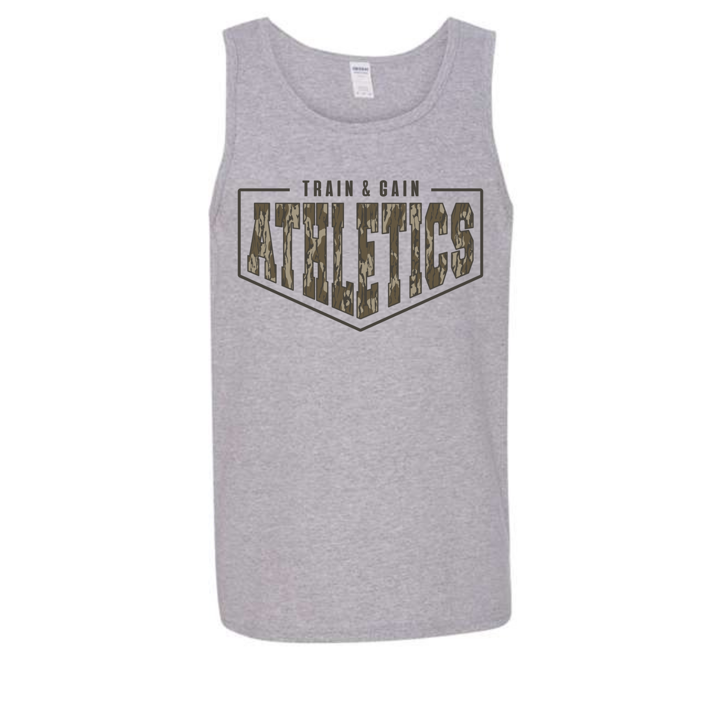 TGA Camo Athletics Tank - Gray