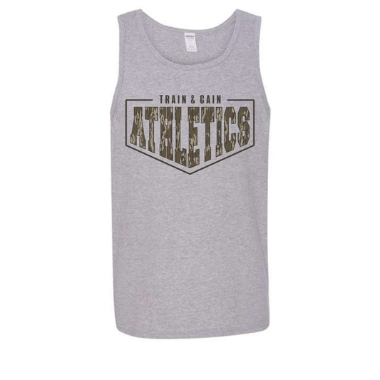 TGA Camo Athletics Tank - Gray