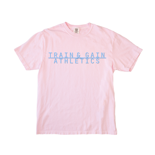 TGA Line Stack Tee - Light Pink