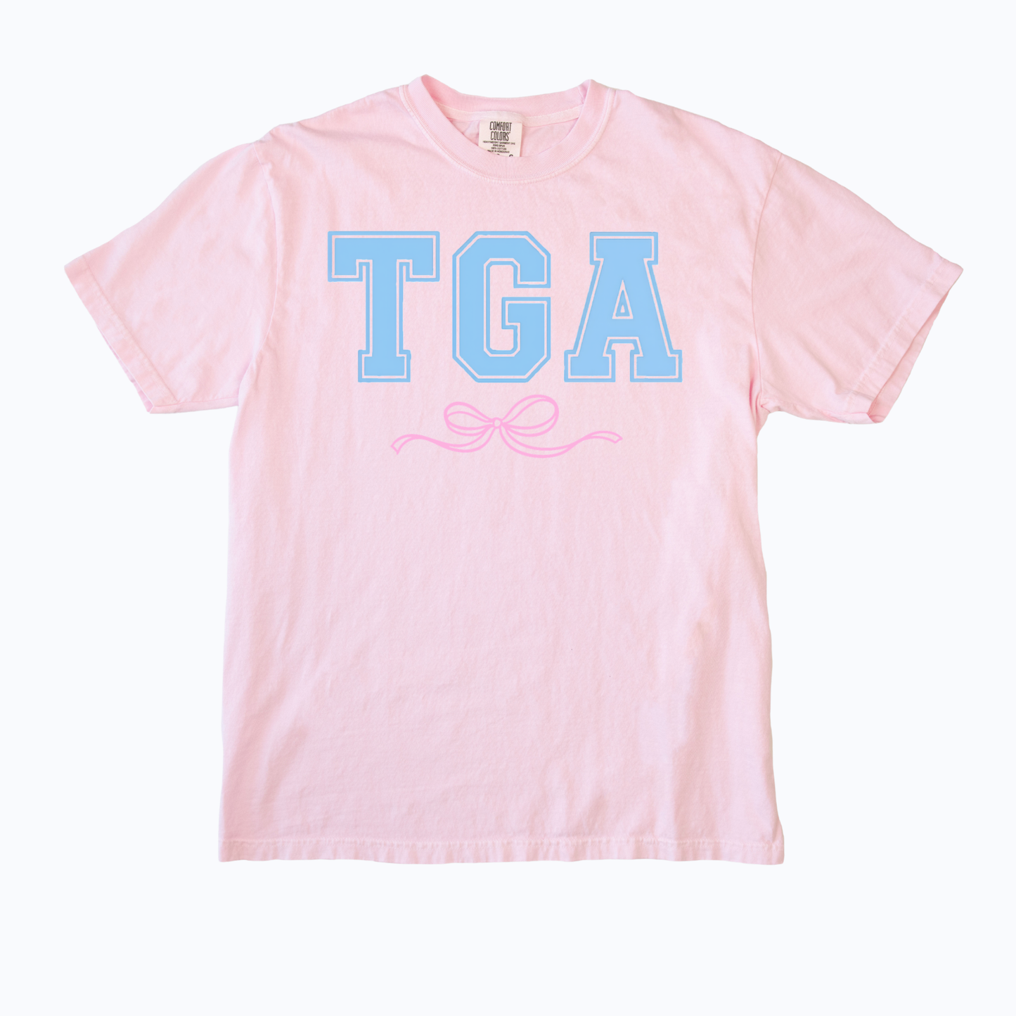 TGA Varsity Bow Stack Tee - Blossom
