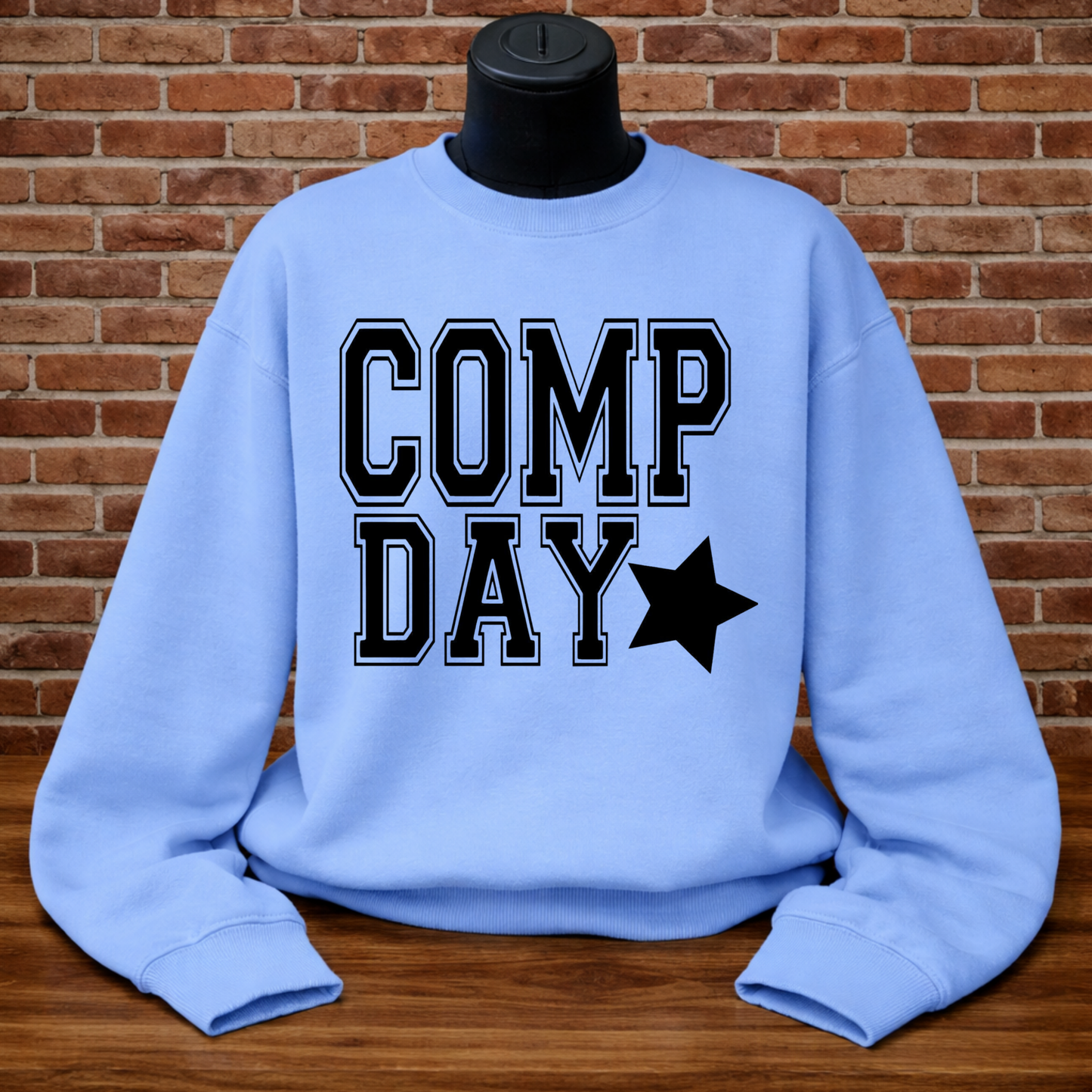 Comp Day Crewneck - Carolina Blue