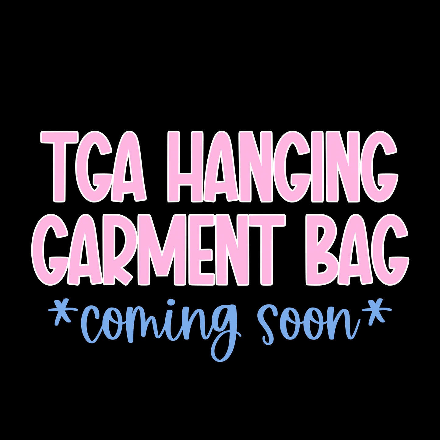 COMING SOON - Hanging Garment Bag